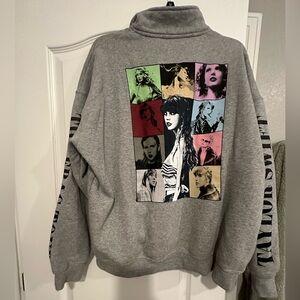 Taylor Swift Eras Tour Grey Sweatshirt from concert
